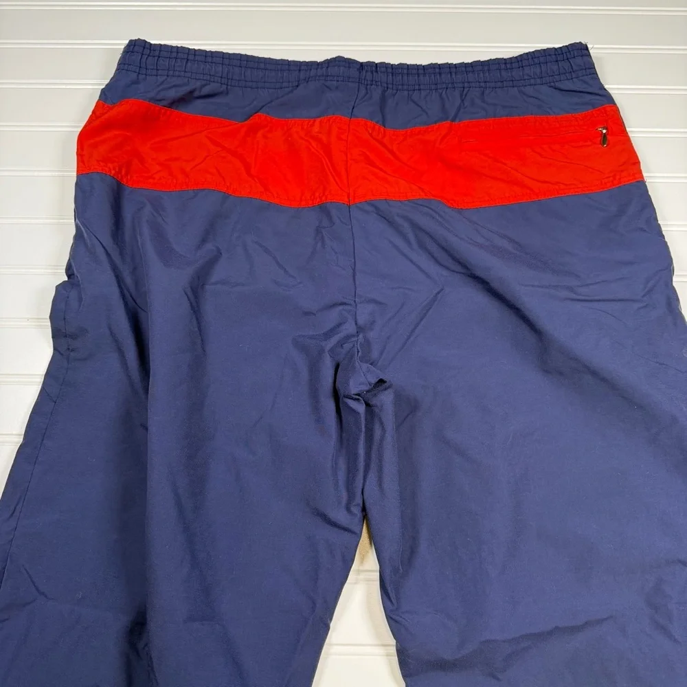Vintage 1980’s Nike Nylon Track Pants Men’s Large Blue‎ Red GUC RN 56323